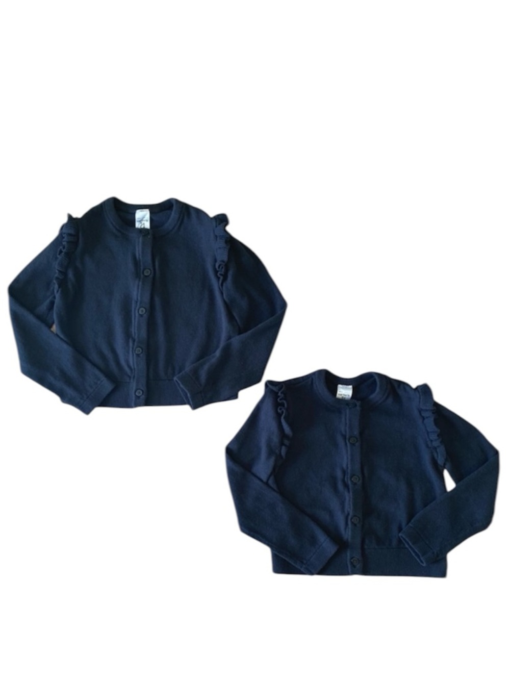 🛍 CARTER’S girls black ruffle cardigan bundle